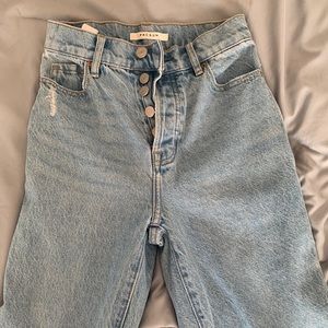 High rise straight PacSun blue Jean